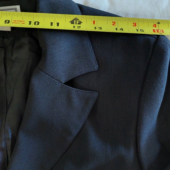 Denise Collection Black 3 Button Blazer, women's Size 10 - Picture 6 of 9